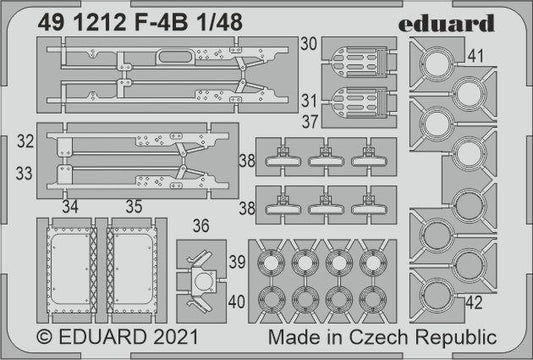 Eduard 491212 1:48 McDonnell F-4B Phantom Detailing Set
