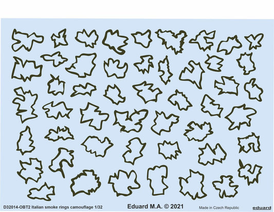 Eduard D32014 1:32 Italian smoke rings camouflage kits
