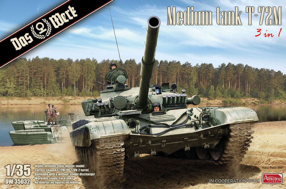 Das Werk DW35032 1:35 Russian T-72M Medium Tank (3 in 1)