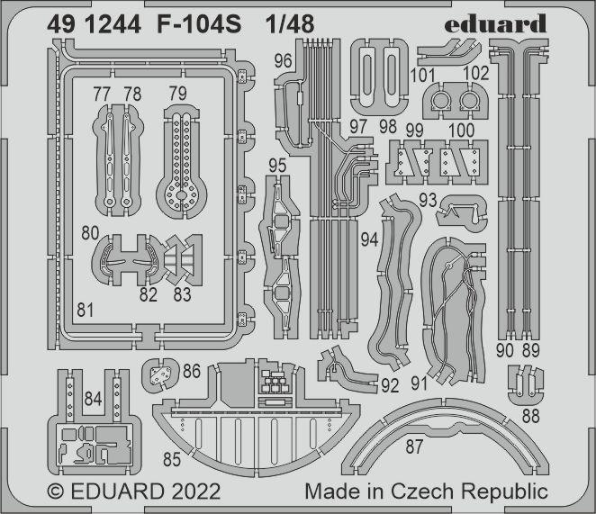 Eduard 491244 1:48 Lockheed F-104S Starfighter Detailing Set