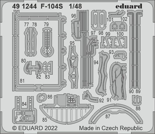 Eduard 491244 1:48 Lockheed F-104S Starfighter Detailing Set