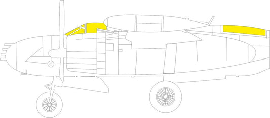 Eduard EX845 1:48 Douglas B-26K Invader TFace (interior and exterior canopy masks)