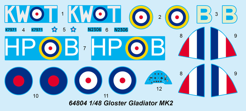 I Love Kit MM64804 1:48 Gloster Gladiator Mk.II