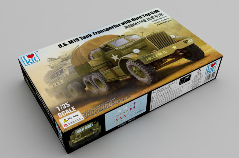 I Love Kit 63501 1:35 U.S. M19 Tank Transporter with Hard Top Cab