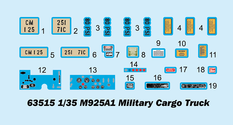 I Love Kit 63515 1:35 M925A1 Military Cargo Truck