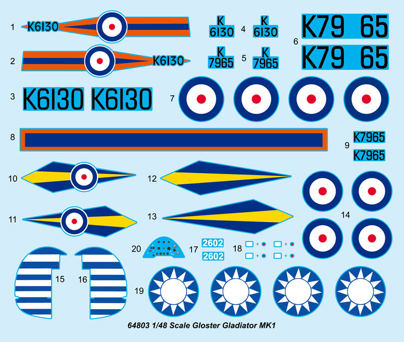 I Love Kit 64803 1:48 Gloster Gladiator Mk.I