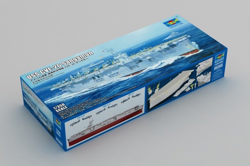 Trumpeter 05369 1:350 USS Sangamon CVE-26