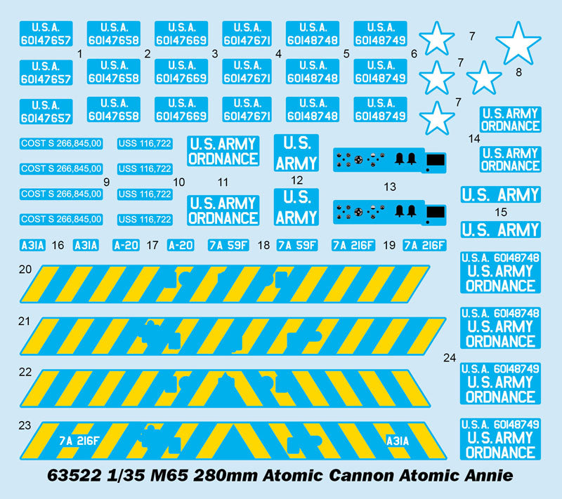 I Love Kit 63522 1:35 M65 280mm Atomic Cannon 'Atomic Annie'