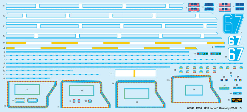 I Love Kit 65306 1:350 USS John F. Kennedy CV-67
