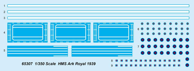 I Love Kit 65307 1:350 H.M.S. Ark Royal 1939