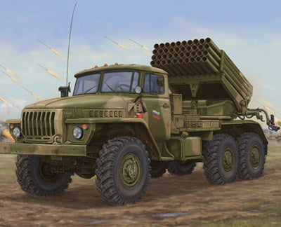 Trumpeter 01014 1:35 Soviet BM-21 Hail MRL Late