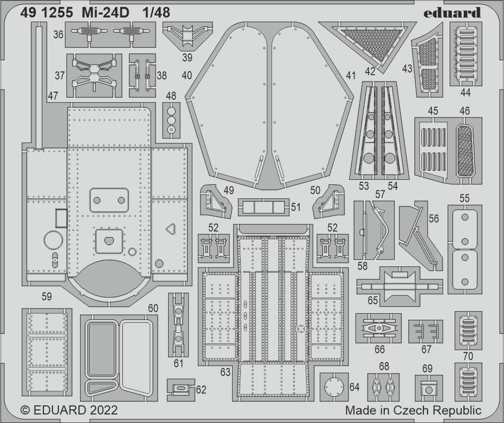 Eduard 491255 1:48 Mi-24D