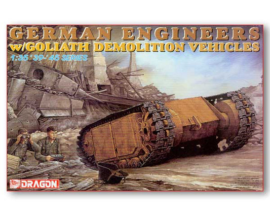 Dragon 6103 1:35 German Engineers with Goliath demolition vehicle