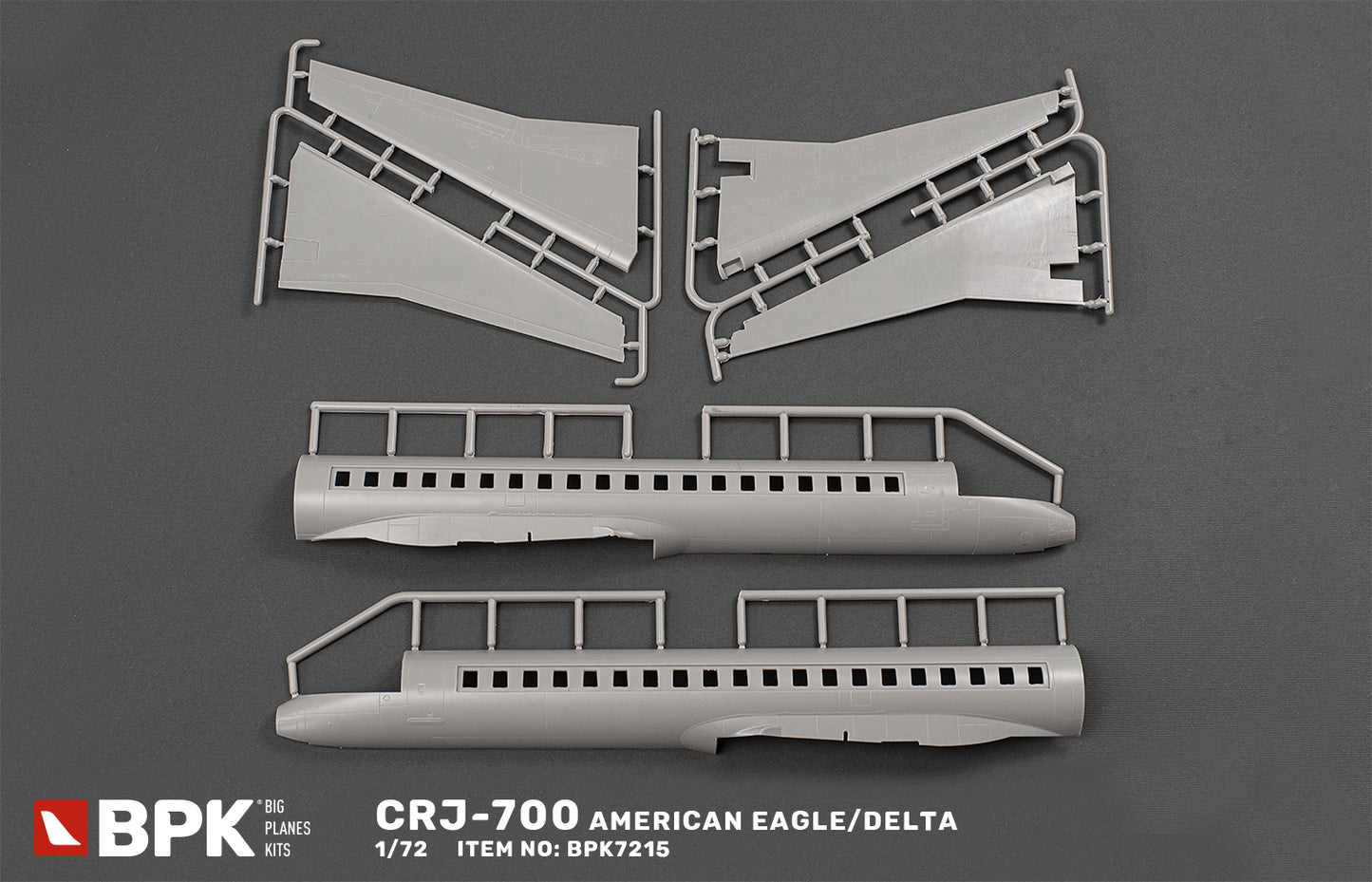 Big Planes Kits BPK7215 1:72 Bombardier CRJ-700 American Eagle / Delta