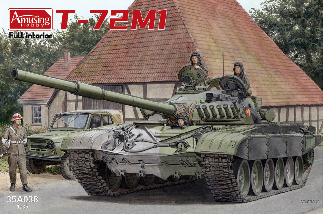 Amusing Hobby 35A038 1:35 Soviet T-72-M1 Full Interior