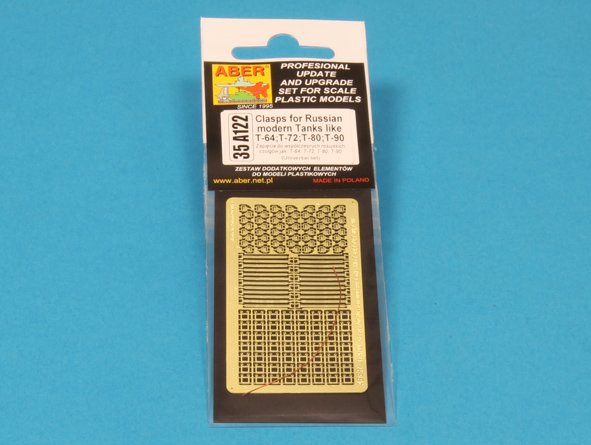 Aber 35A122 1:35 Clasps for Modern Soviet Tanks like T-64; T-72; T-80; T-90 Universal Set