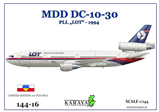 Karaya 144-16 1:144 MDD DC-10-32