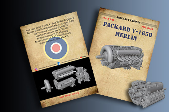 Print Scale PSR48025 1:48 Packard V-1650 Merlin