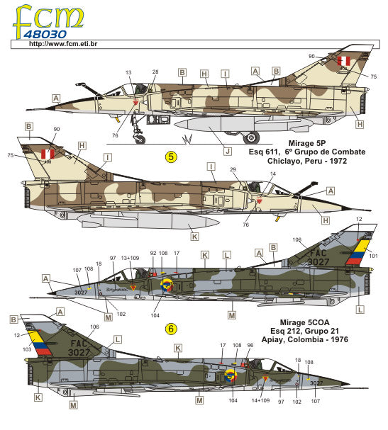 FCM 48030 1:48 Dassault Mirage III - Part 2