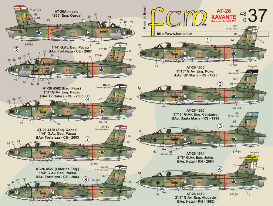 FCM 48037 1:48 AT-26 Xavante - AT-26A Impala