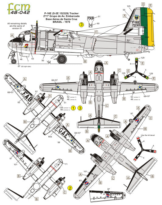 FCM 48042 1:48 Grumman S-2E/G Tracker - Part 2