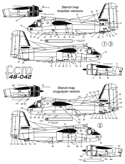 FCM 48042 1:48 Grumman S-2E/G Tracker - Part 2