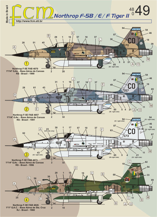 FCM 48049 1:48 Northrop F-5B / E / F