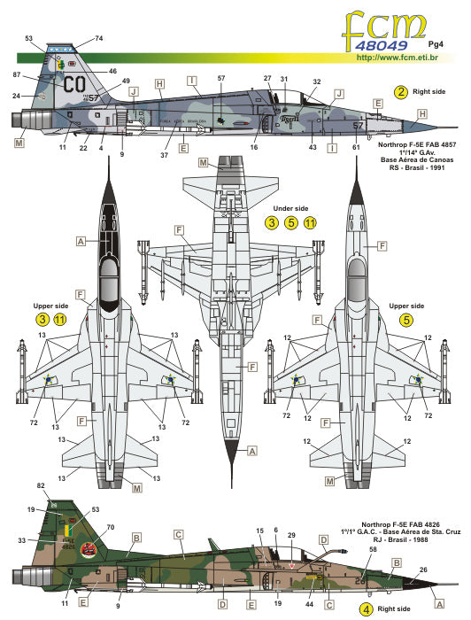 FCM 48049 1:48 Northrop F-5B / E / F