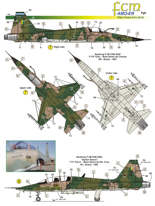 FCM 48049 1:48 Northrop F-5B / E / F