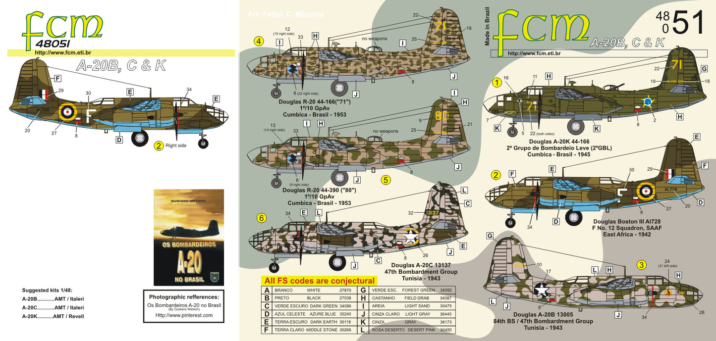 FCM 48051 1:48 Douglas Douglas A-20 B / C / J