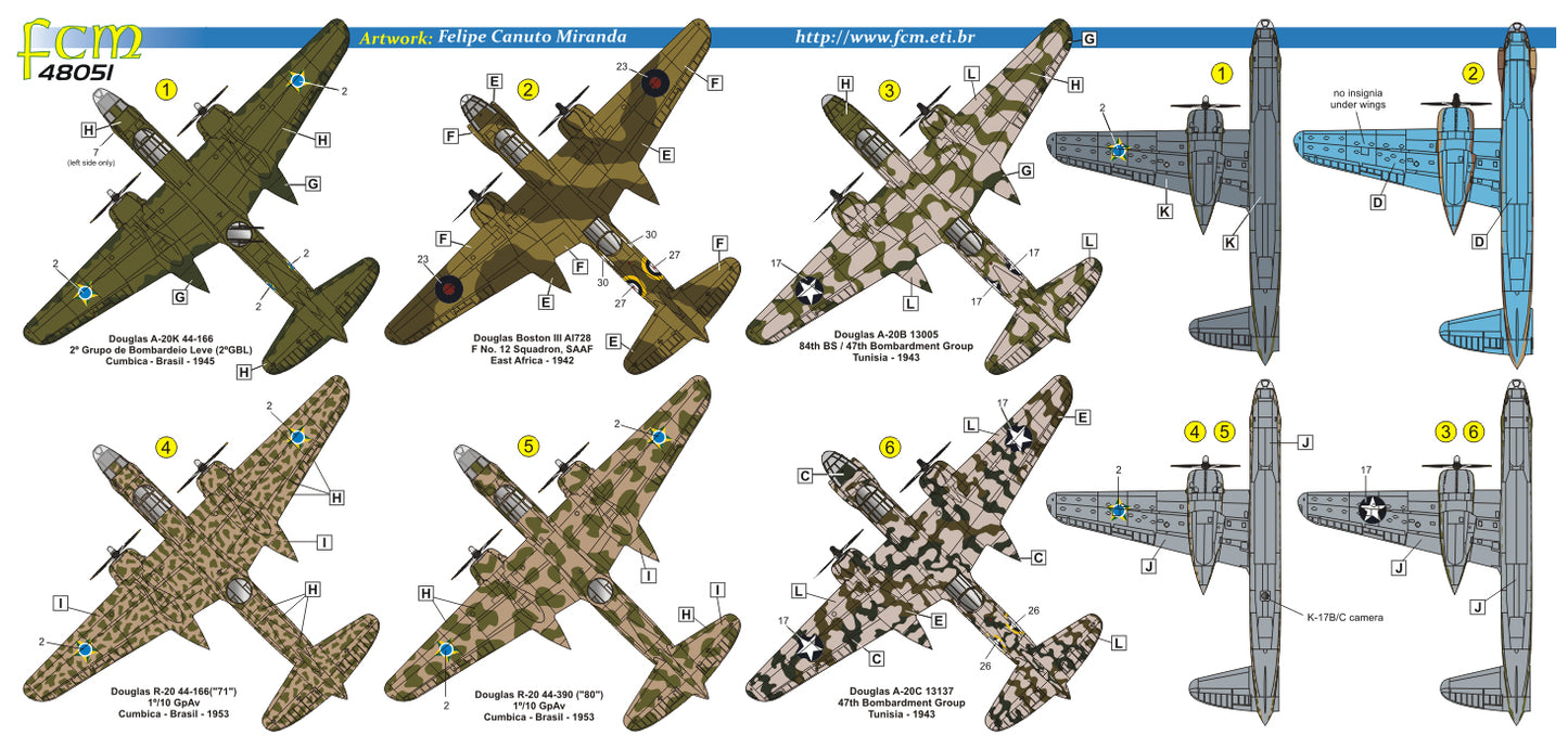 FCM 48051 1:48 Douglas Douglas A-20 B / C / J