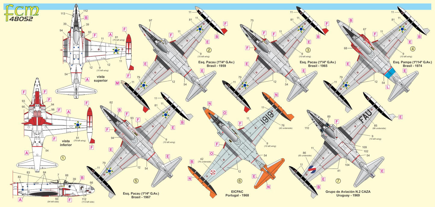 FCM 48052 1:48 Lockheed F-80 / TF-33