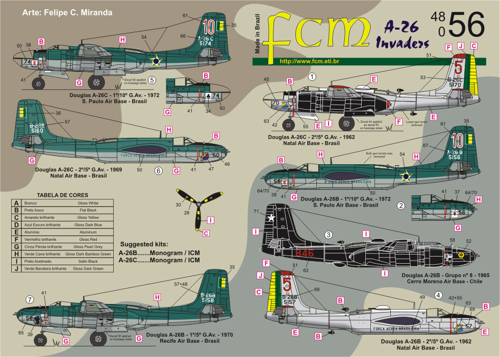 FCM 48056 1:48 Douglas A-26B/C Invaders