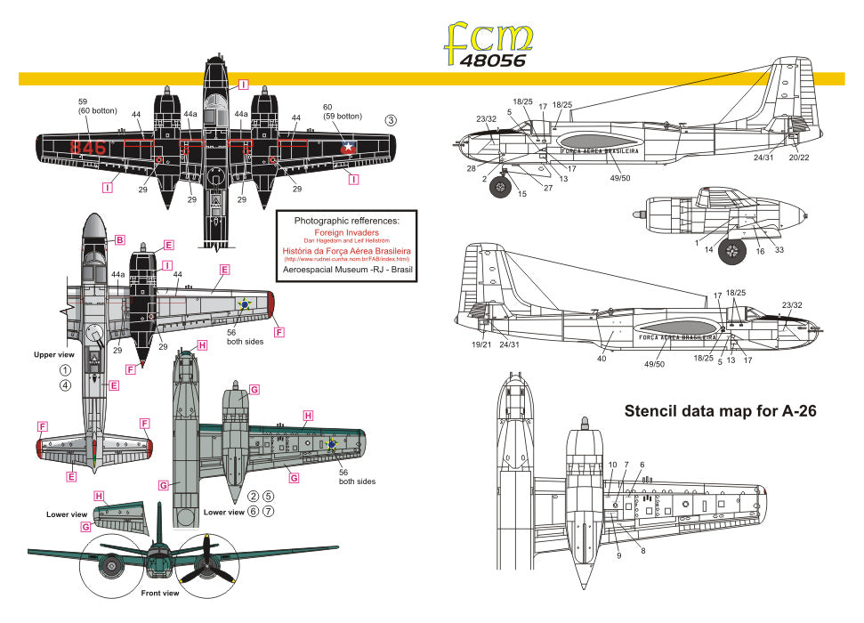 FCM 48056 1:48 Douglas A-26B/C Invaders