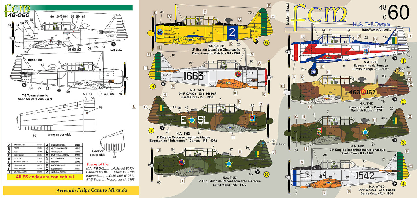 FCM 48060 1:48 North-American T-6 Texan