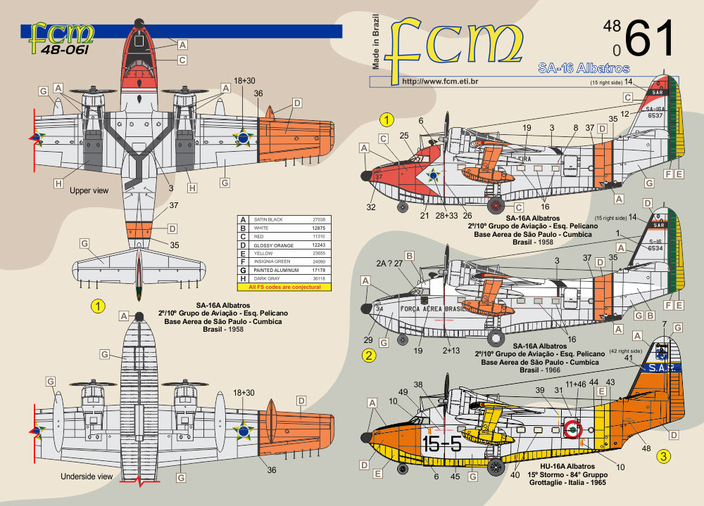 FCM 48061 1:48 Grumman UH-16 Albatros