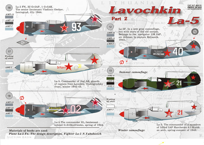 Print Scale 48019 1:48 Lavochkin La-5 Part 2