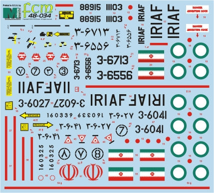 FCM 48034 1:48 Iranian Tomcats & Phantoms