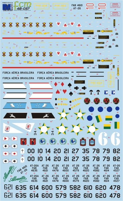 FCM 48037 1:48 AT-26 Xavante - AT-26A Impala