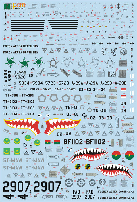 FCM 48047 1:48 Embraer EMB-314 Super Tucano - Part 1