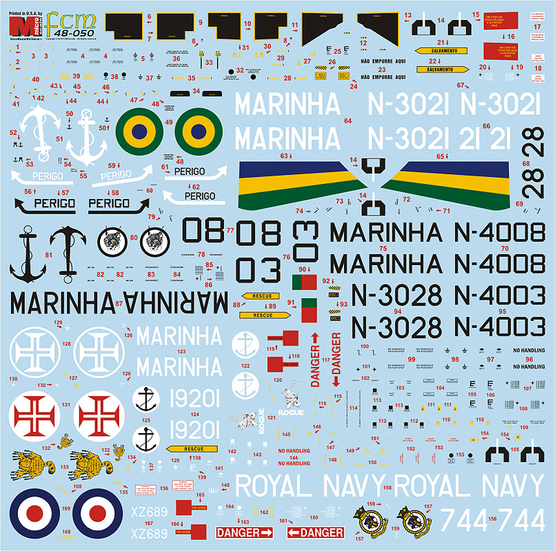 FCM 48050 1:48 Westland Super Lynx - Brazil / Portugal / UK