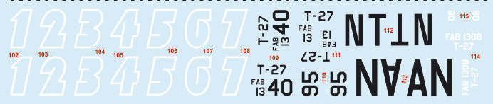 FCM 48055 1:48 Embraer EMB-312 Tucano - Brazilian Squadrons