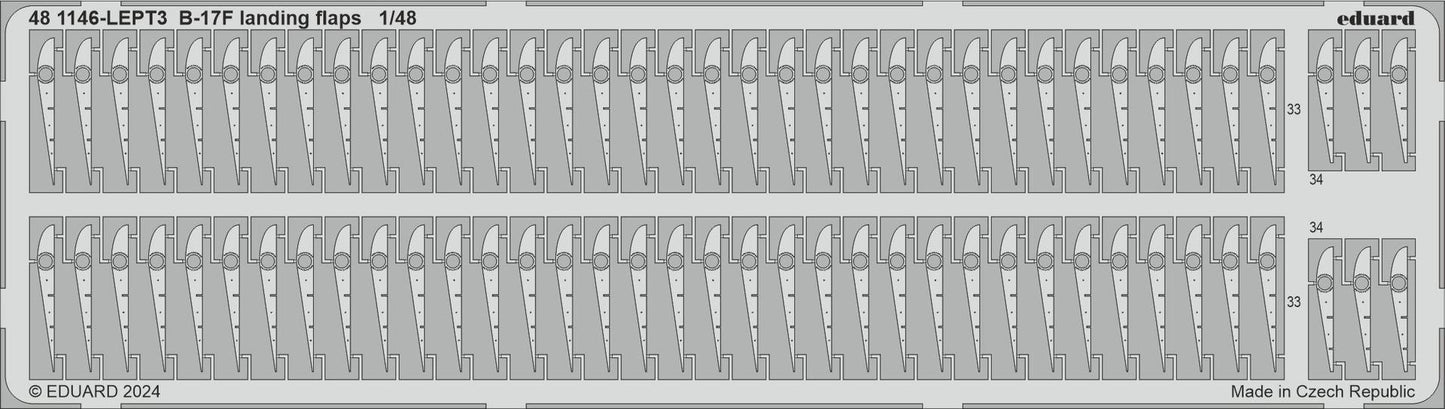 Eduard 481146 1:48 Boeing B-17F Flying Fortress landing flaps