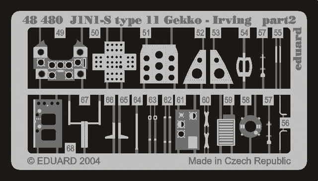 Eduard 48480 1:48 Nakajima J1N1-Sa type 11 Gekko 'Irving'