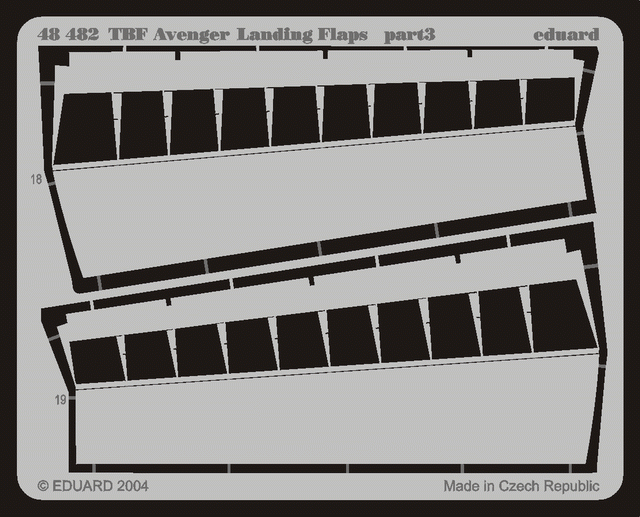 Eduard 48482 1:48 Grumman TBF-1C Avenger landing flaps