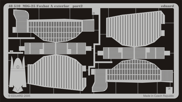 Eduard 48510 1:48 Mikoyan MiG-25 Foxbat A exterior