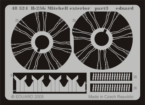 Eduard 48524 1:48 North-American B-25G Mitchell exterior