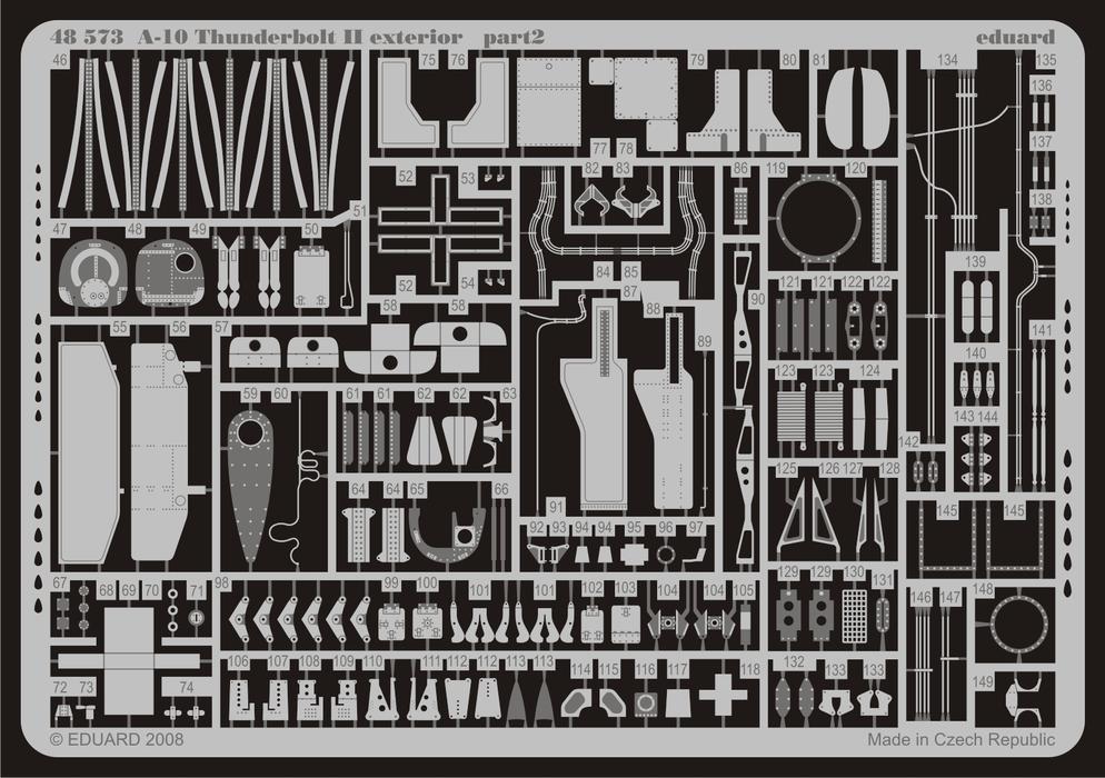 Eduard 48573 1:48 Fairchild A-10A Thunderbolt II exterior