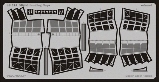 Eduard 48574 1:48 Mikoyan MiG-3 landing flaps