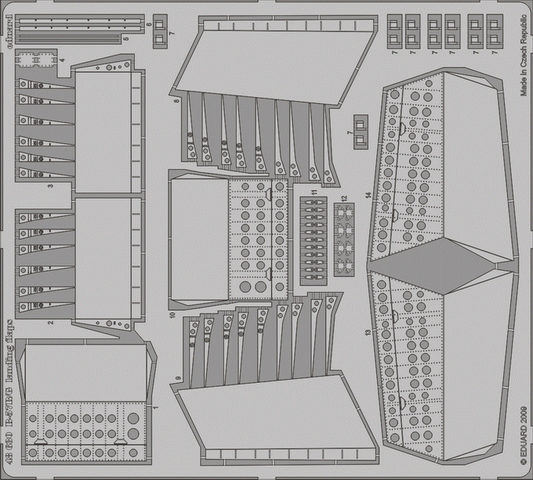 Eduard 48630 1:48 Martin B-57B/B-57G landing flaps